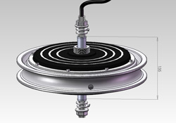 14 inch 750w rear brushless hub motor