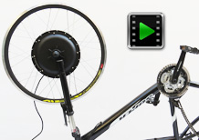 24 inch 48v 1000w front hub motor - ebike conversion kit