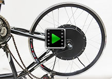 24 inch 48V 1500W rear hub motor - bike conversion kit