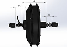 1500w cassette version hub motor