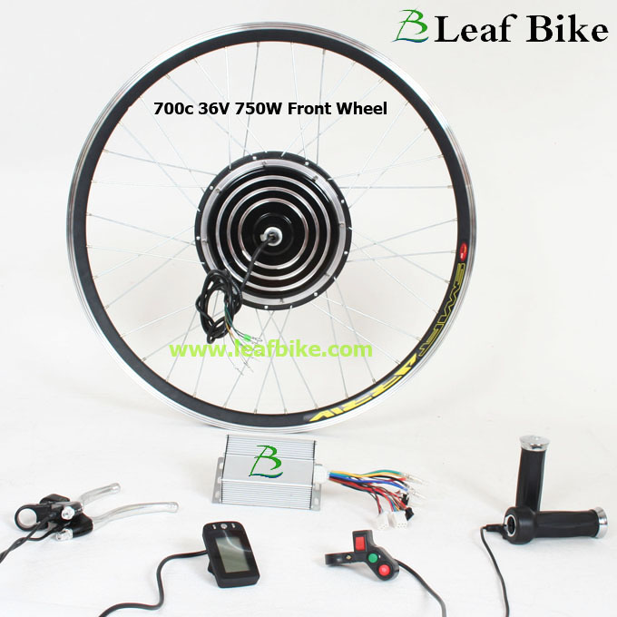 700c 36V 750W front electric hub motor kit
