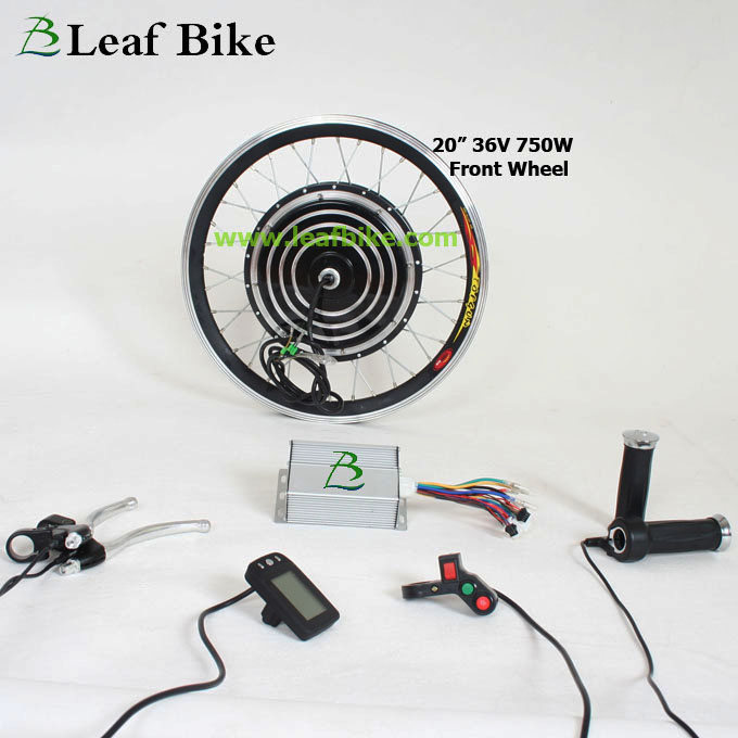 20 inch 36V 750W electric bike kit - front wheel