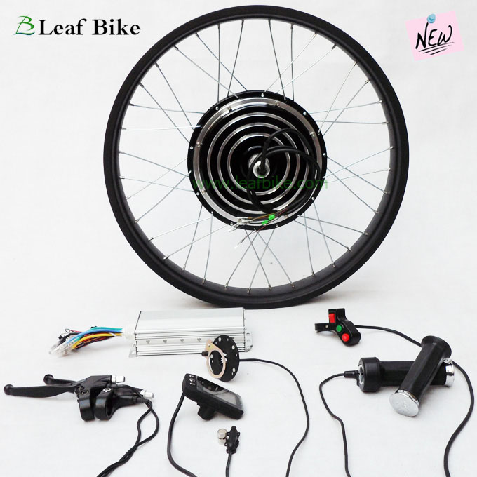 Heavy duty 24 inch 48V 52V 1000W rear hub motor - electric bike kit