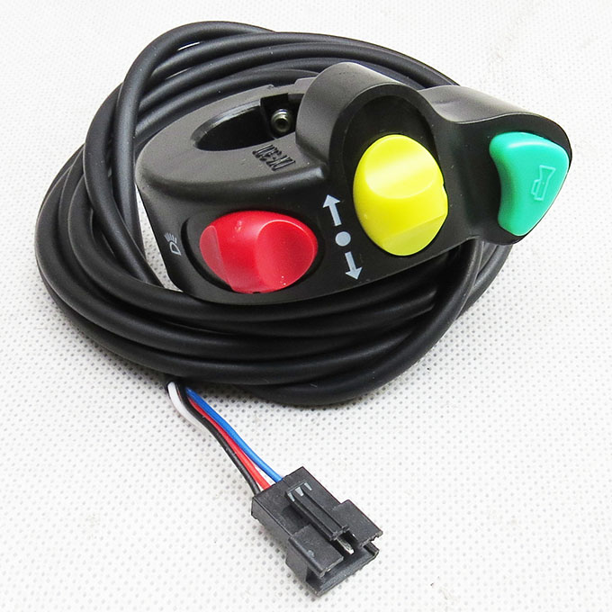 Three button control switches