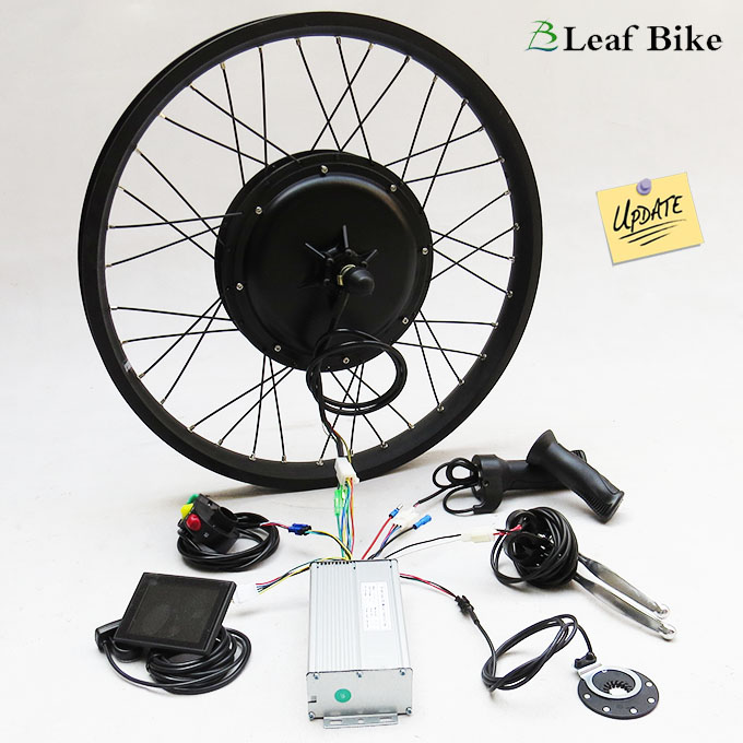 24 inch 57mm wide rim 48V 52V 1500W rear electric bike motor - bike conversion kit