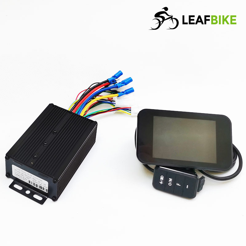 48V 52V 1000W electric hub motor controller with color screen LCD
