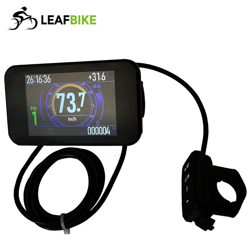 48V 52V 1000W electric hub motor controller with color screen LCD