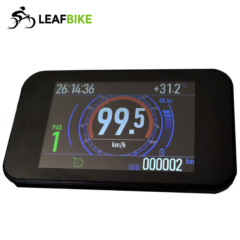 48V 52V 1000W electric hub motor controller with color screen LCD