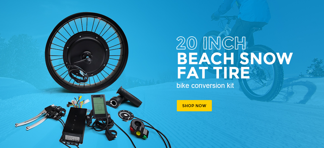 20 inch beach snow fat bike conversion kits