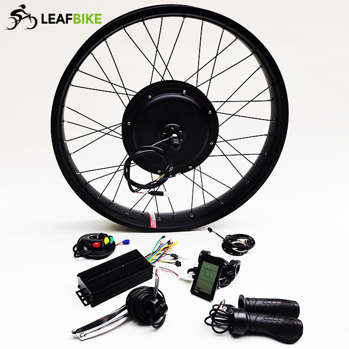 26 inch 48V 52V 1500W front hub motor electric bike conversion kit