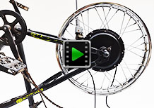 19 inch 48V 52V 1500W rear electric motorcycle motor wheel