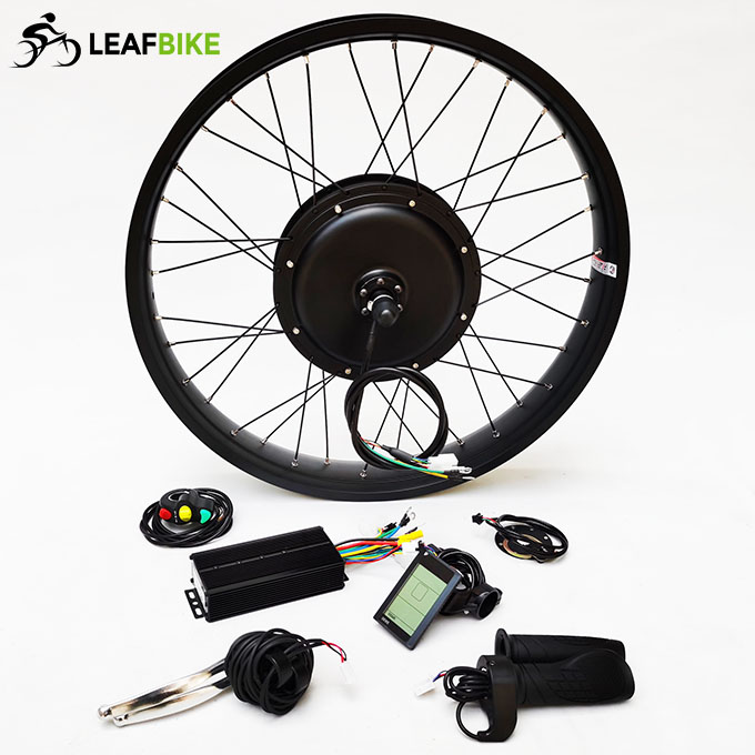 Fat Tire Bicycle Rear Wheel Conversion Kit 26 inch 190mm Motor Ebike Kit  48V 1500W Ship from USA