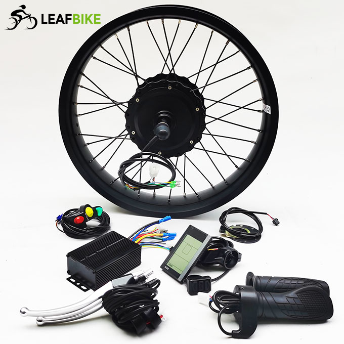 20 inch 48V 52V 500W 750W 1000W freewheel Cassette beach snow fat bike hub motor conversion kit