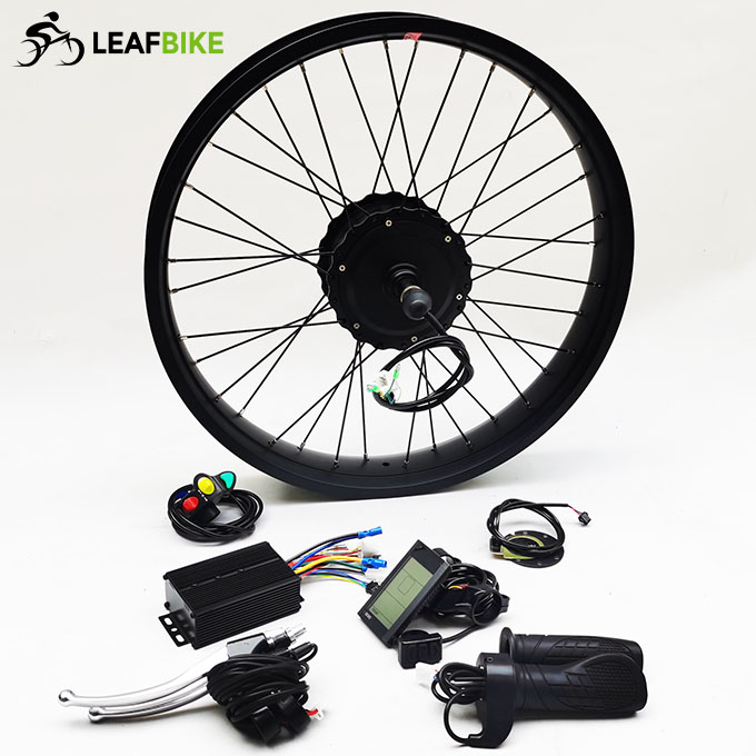 24 inch 48V 52V 500W 750W 1000W freewheel Cassette beach snow fat bike hub motor conversion kit