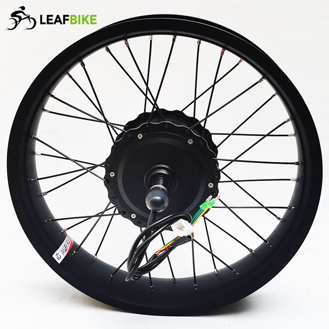 20 inch 48V 52V 500W 750W 1000W freewheel Cassette beach snow fat bike hub motor conversion kit