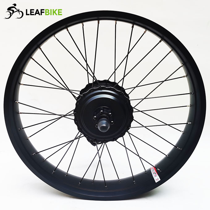 24 inch 48V 52V 500W 750W 1000W freewheel Cassette beach snow fat bike hub motor conversion kit