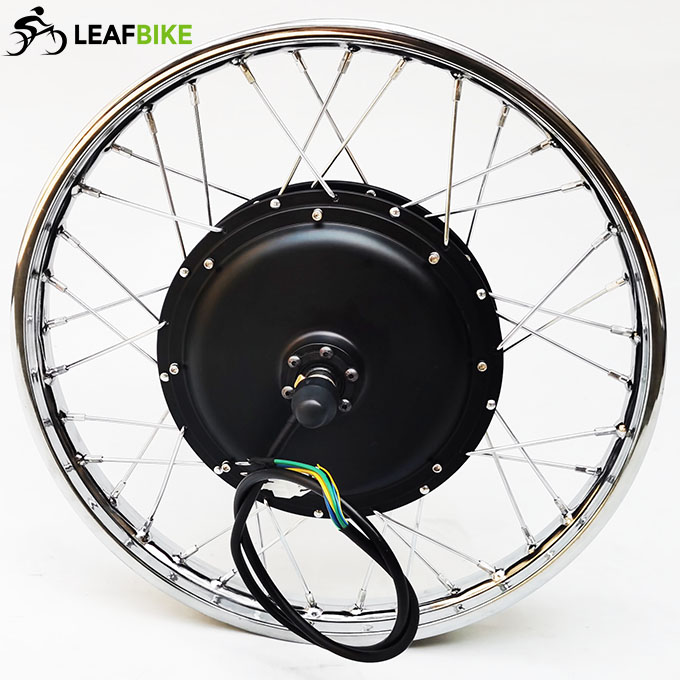 1.4 - 17 inch 48V 52V 1500W rear electric motorcycle motor kit