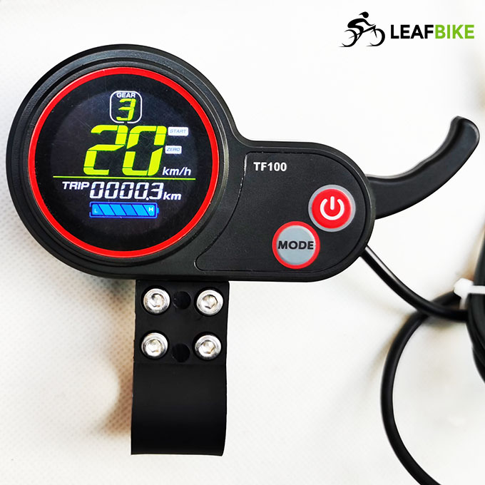 48V 52V 1000W electric hub motor controller with LCD screen