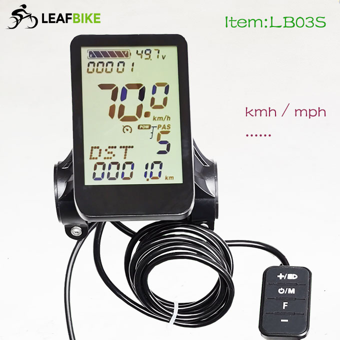 48V 52V 1000W electric hub motor controller with LCD screen