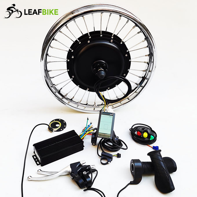 16 inch 48V 52V 2000W rear electric motorcycle motor kit