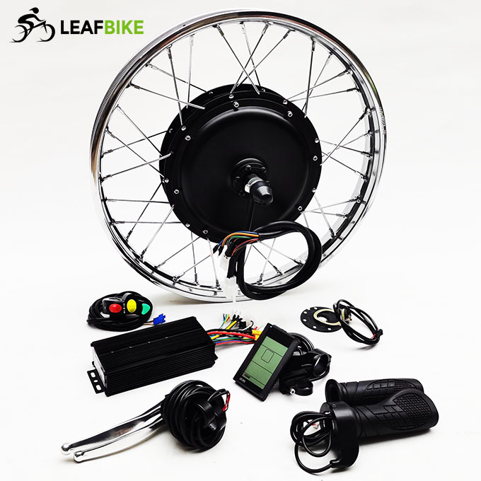 17 inch 48V 52V 2000W rear electric motorcycle motor kit