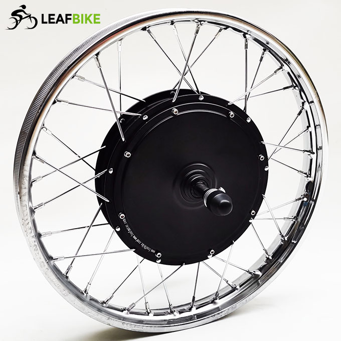 17 inch 48V 52V 2000W rear electric motorcycle motor kit