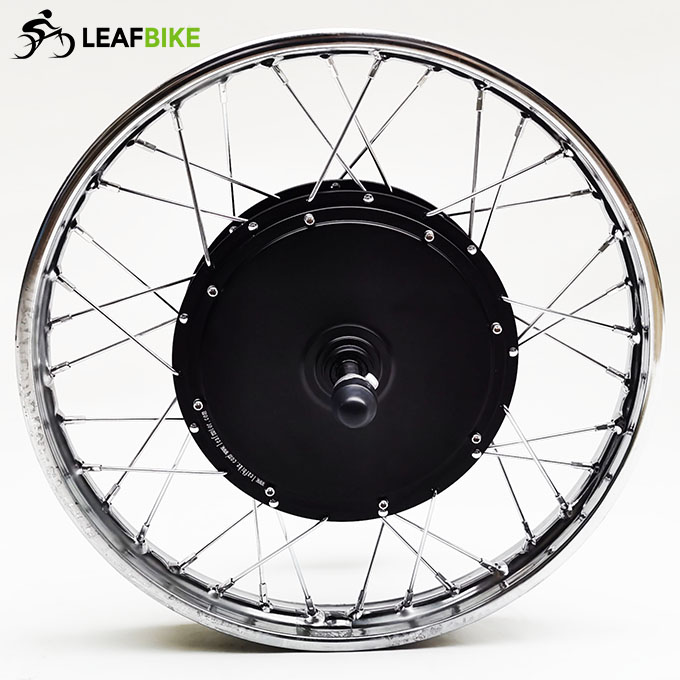 17 inch 48V 52V 2000W rear electric motorcycle motor kit