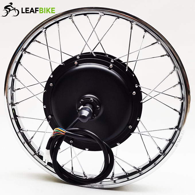 17 inch 48V 52V 2000W rear electric motorcycle motor kit