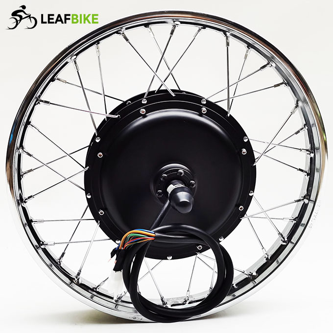 17 inch 48V 52V 2000W rear electric motorcycle motor kit