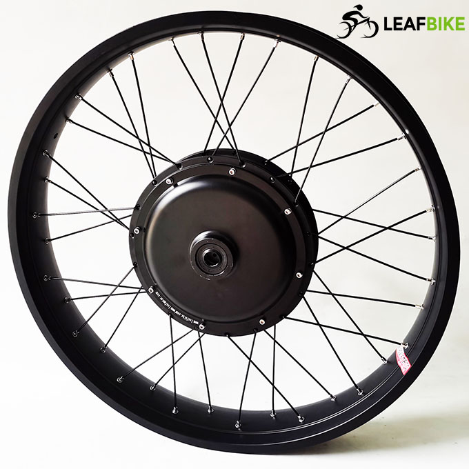 26 inch 48V 52V 1500W beach snow fat tire single side shaft motor kit