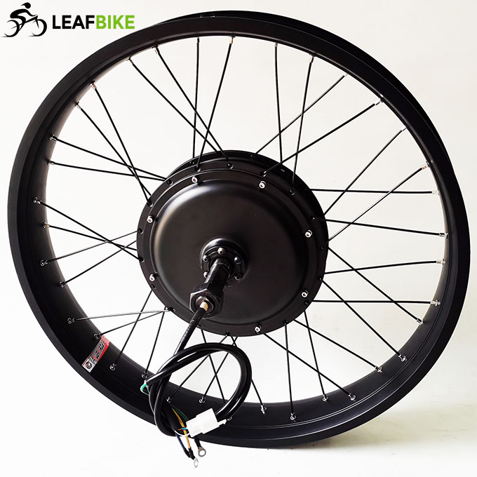 26 inch 48V 52V 1500W beach snow fat tire single side shaft motor wheel