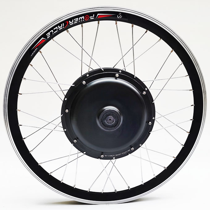 24 inch 48V 52V 1500W single shaft side hub motor wheel