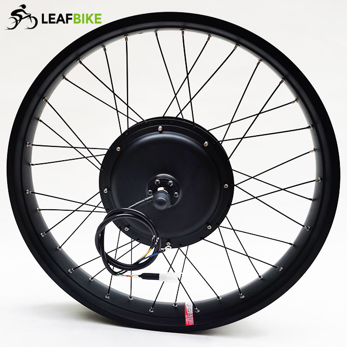 26 inch 48V 52V 1500W front fat bike motor wheel