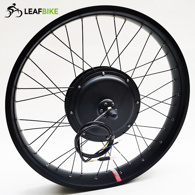 26 inch 48V 52V 1500W front fat bike motor wheel