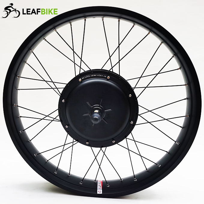 26 inch 48V 52V 1500W front fat bike motor wheel