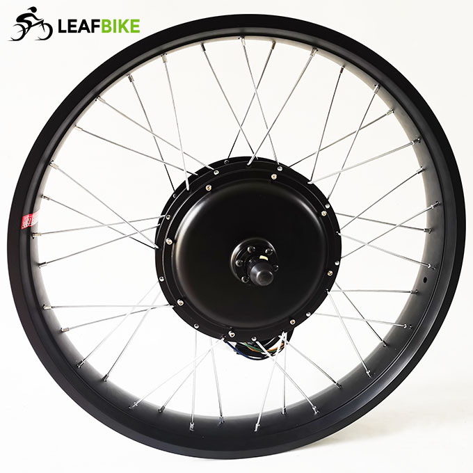 26 inch 48V 52V 2000W front fat bike motor wheel