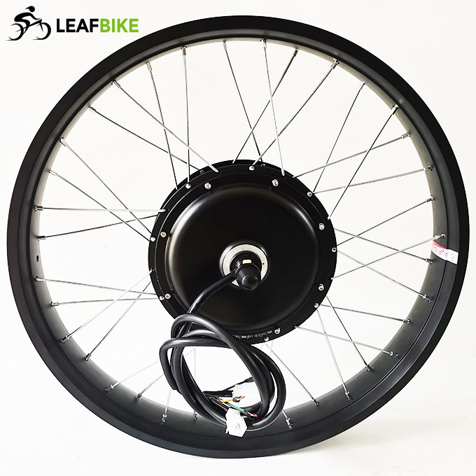 26 inch 48V 52V 2000W front fat bike motor wheel