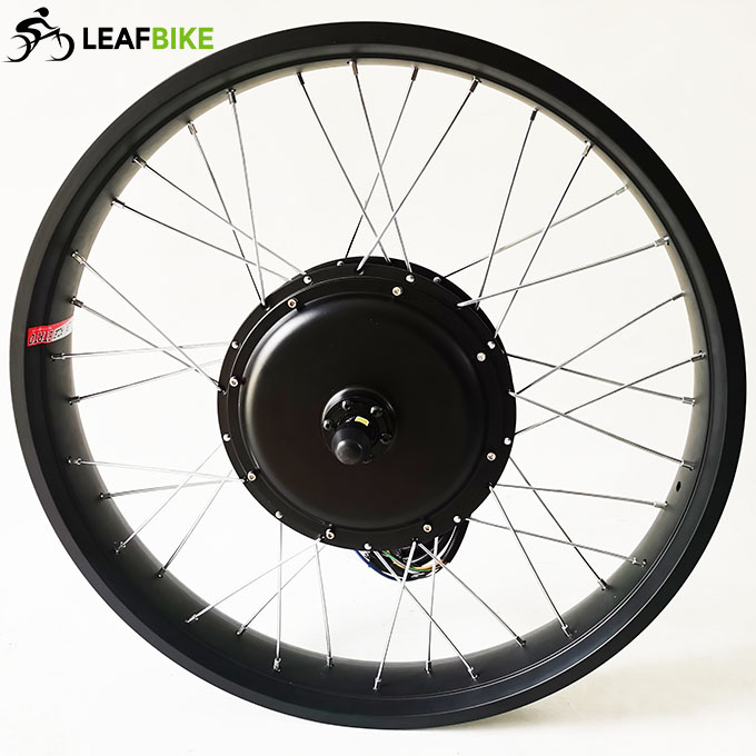 26 inch 48V 52V 2000W front fat bike motor wheel