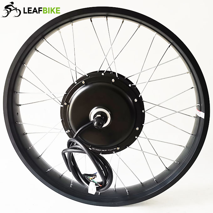 26 inch 48V 52V 2000W front fat bike motor wheel