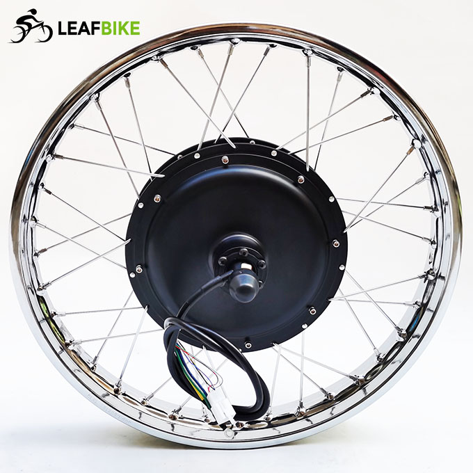 1.6 - 18 inch 48V 52V 1500W rear electric motorcycle motor wheel