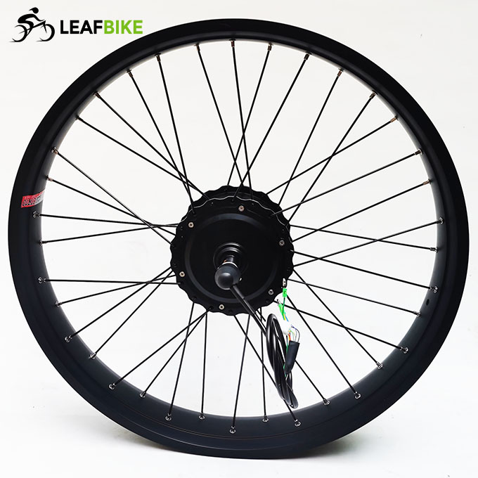 26 inch 48V 52V 500W 750W 1000W freewheel Cassette fat bike motor wheel
