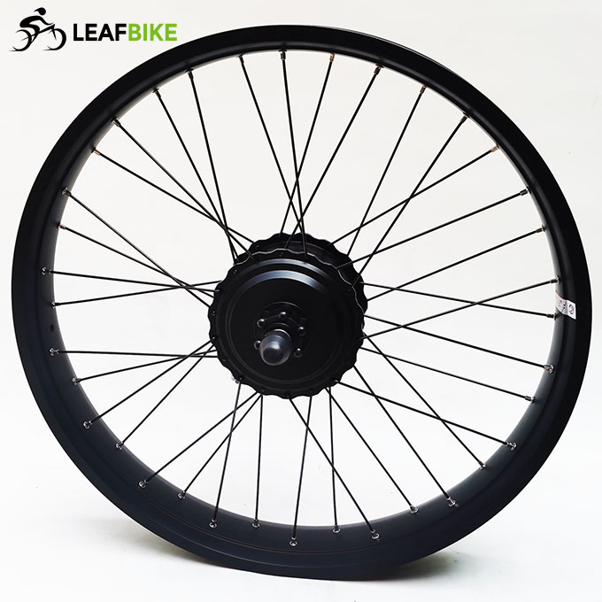26 inch 48V 52V 500W 750W 1000W freewheel Cassette fat bike motor wheel