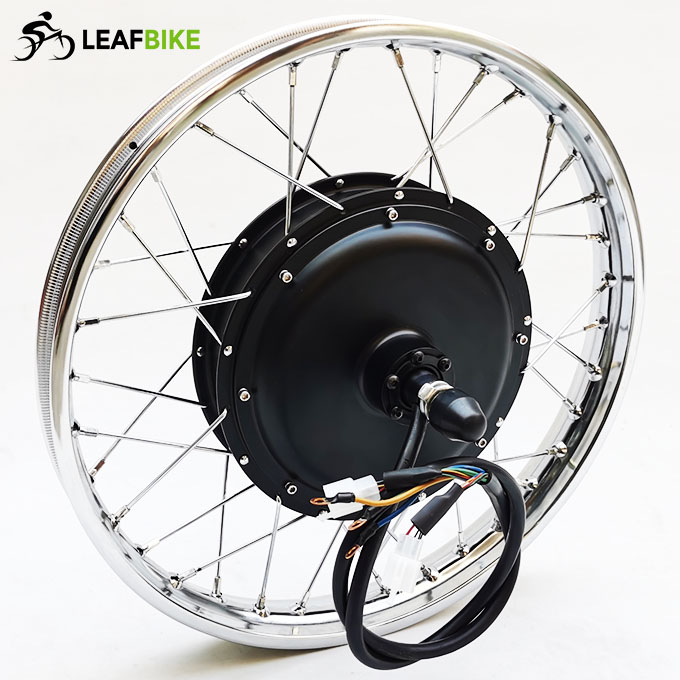 17 inch 48V 52V 2000W rear electric motorcycle motor kit