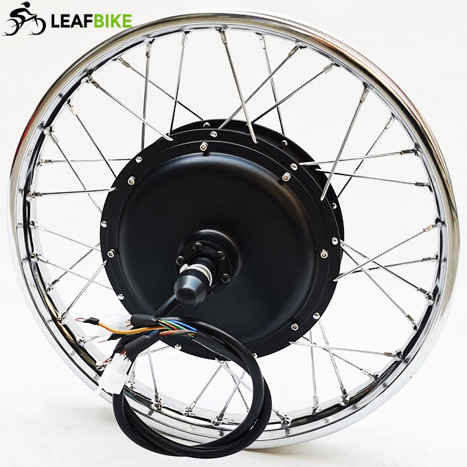 1.4 - 17 inch 48V 52V 2000W rear electric motorcycle motor wheel