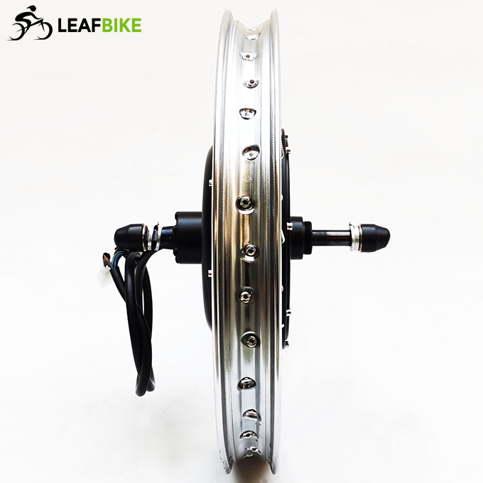 17 inch 48V 52V 2000W rear electric motorcycle motor kit