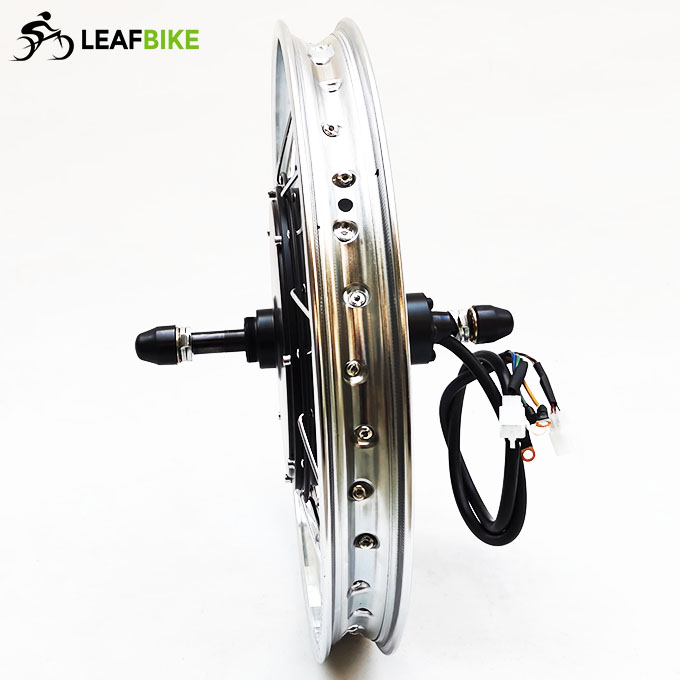 17 inch 48V 52V 2000W rear electric motorcycle motor kit
