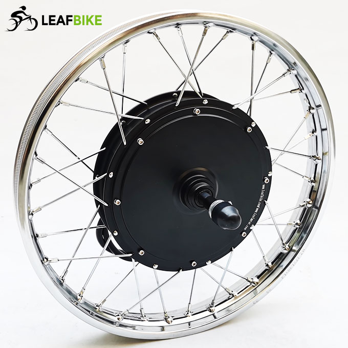 17 inch 48V 52V 2000W rear electric motorcycle motor kit