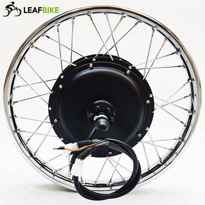 1.4 - 17 inch 48V 52V 2000W rear electric motorcycle motor wheel