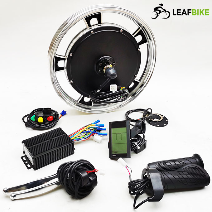16 inch 48V 52V 1000W electric bike kit - front hub motor wheel