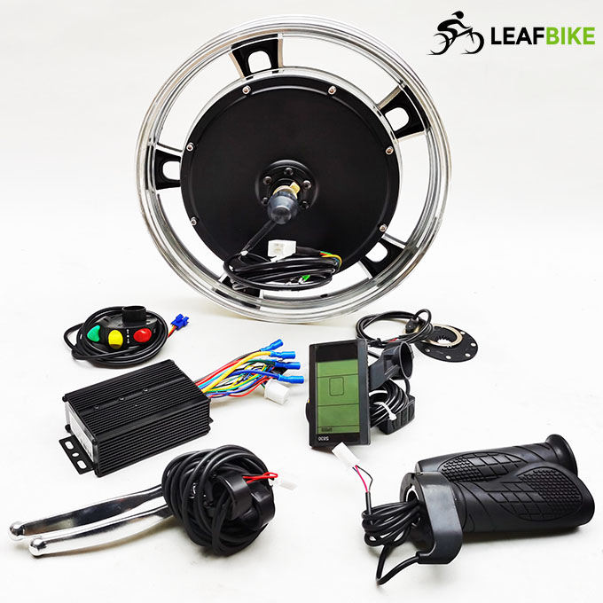 16 inch 48V 52V 1000W electric bike kit - front hub motor wheel